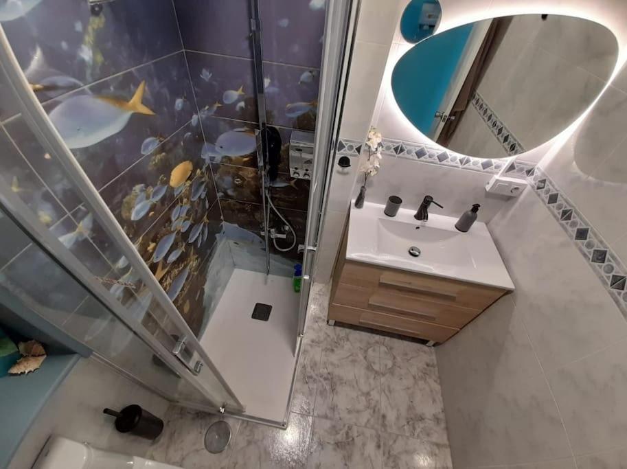 Traumhafte Wohnung Mit Panoramablick Und Pool 플라야 델 잉글스 외부 사진