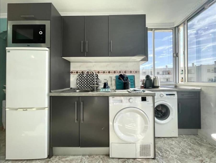 Traumhafte Wohnung Mit Panoramablick Und Pool 플라야 델 잉글스 외부 사진