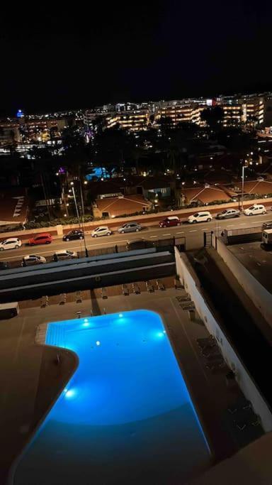 Traumhafte Wohnung Mit Panoramablick Und Pool 플라야 델 잉글스 외부 사진