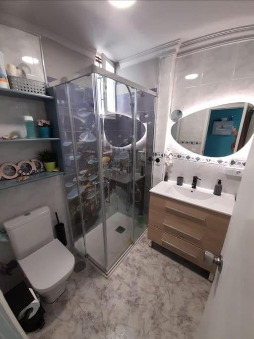 Traumhafte Wohnung Mit Panoramablick Und Pool 플라야 델 잉글스 외부 사진